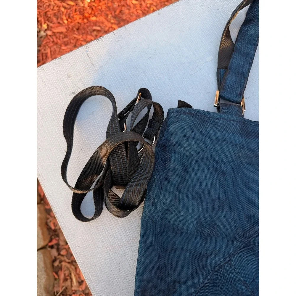 Smateria‎ Blue Recycled Net Mesh Tote Bag Crossbody Sustainable Shoulder Bag